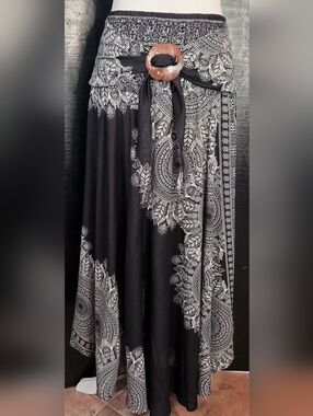 NWT Papya Tree Imports | Tribal Boho 2-in-1 Maxi Skirt & Strapless Dress